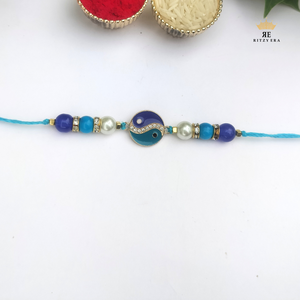 Yin-Yang Blue Rakhi