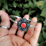Boho Brass Bracelet – Desert Flame